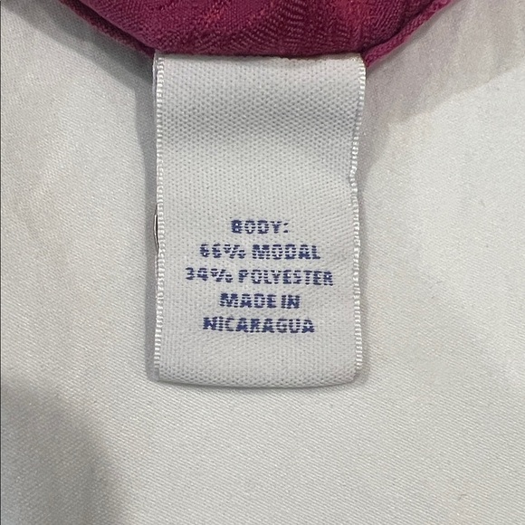 Caribbean Men’s 3XB Burgundy Camp Shirt | Modal Blend Short Sleeve Button-Up - Picture 4 of 4